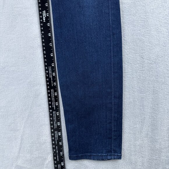 Tahari Skinny Jeans Womens Size 2 Low Rise Dark Wash Denim Stretch Blue - Picture 10 of 13